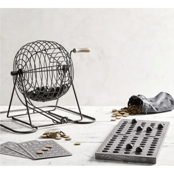 Pottery Barn Games Pottery Barn Vintage Bingo Complete Set Deluxe